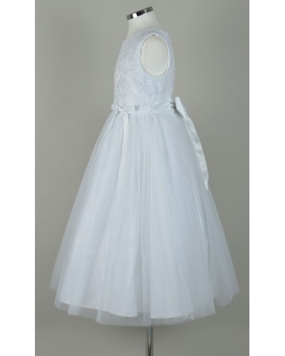 robe blanche enfant Anaïs