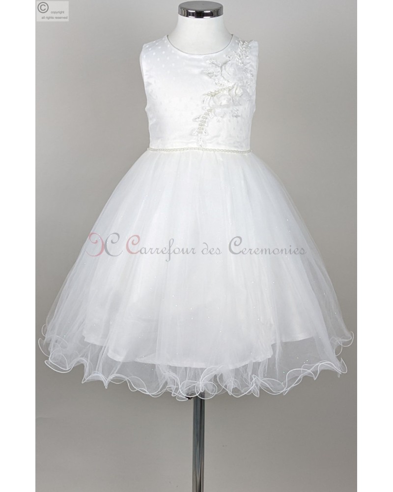 robe courte de ceremonie fille Madonne