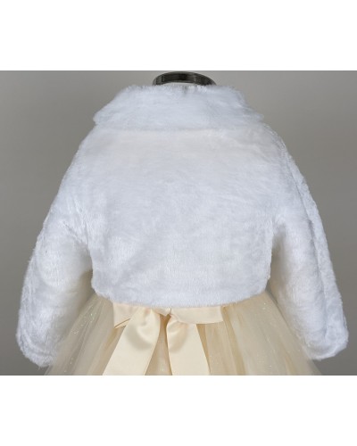 Bolero manteau Romy blanc