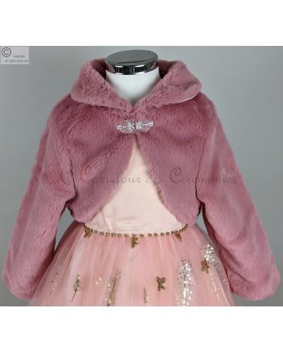 Manteau vieux rose