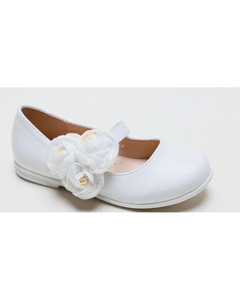 Fashion Chaussure Ballerine Pour Enfant Fille - Blanc - Prix pas cher