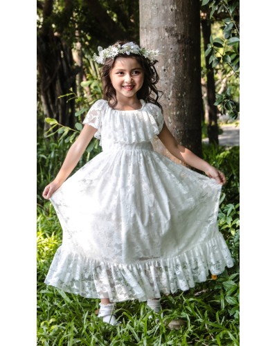 robe cortege fille dentelle Charlotte