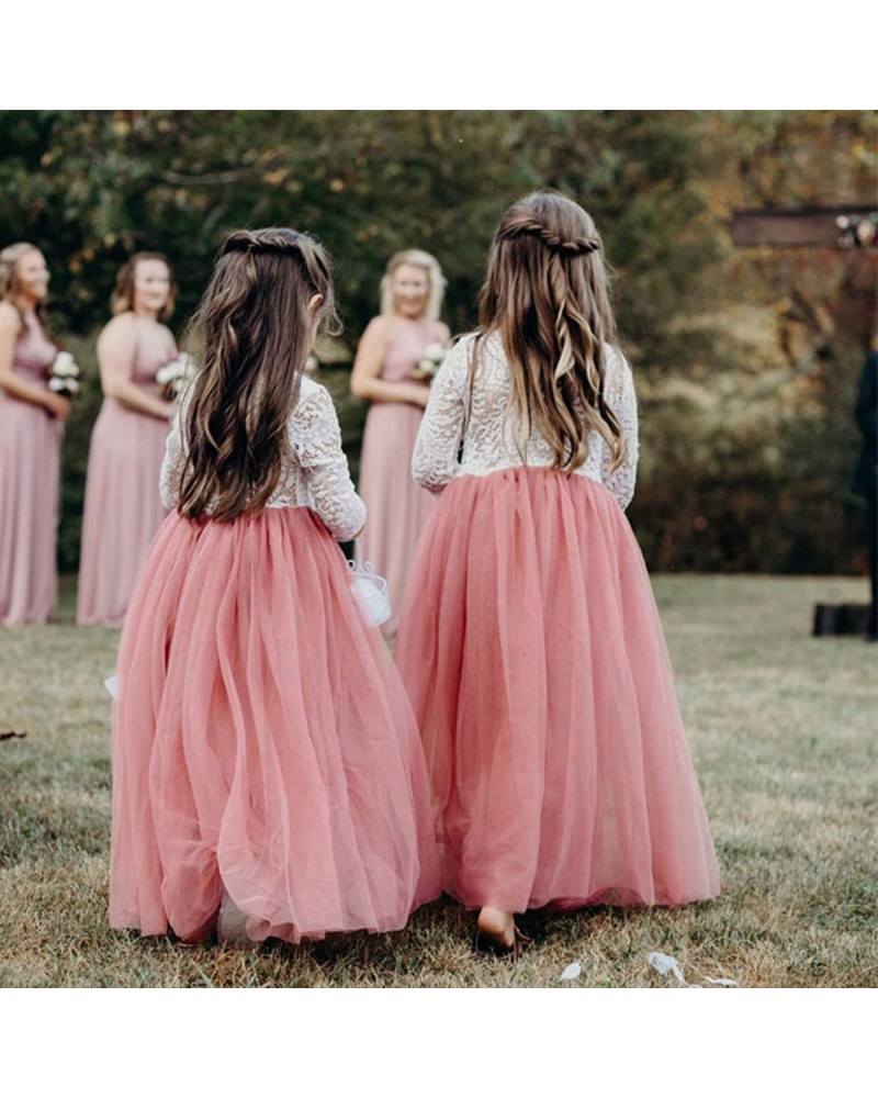 Robe Dentelle Dorée Fille - Taille 6-7 Ans - Pour Mariage, Communion, Spectacle