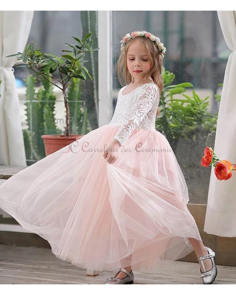 robe dentelle ceremonie Lilou