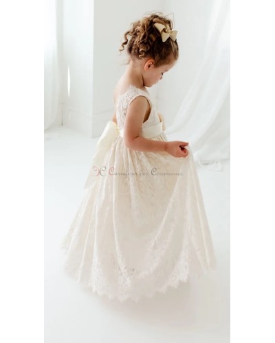 robe dentelle ecru Margaux