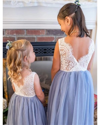 robe dentelle ceremonie Raiponce