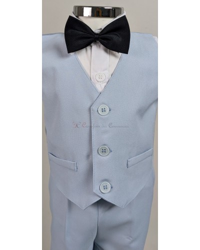 costume bebe bleu claire