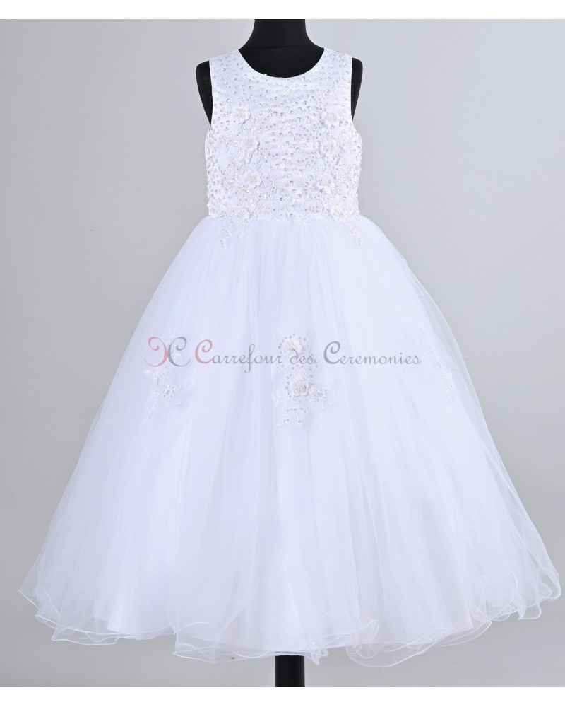 Robe communion blanche modele Carrefour Ceremonie