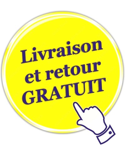 Livraison GRATUITE - Retour GRATUIT