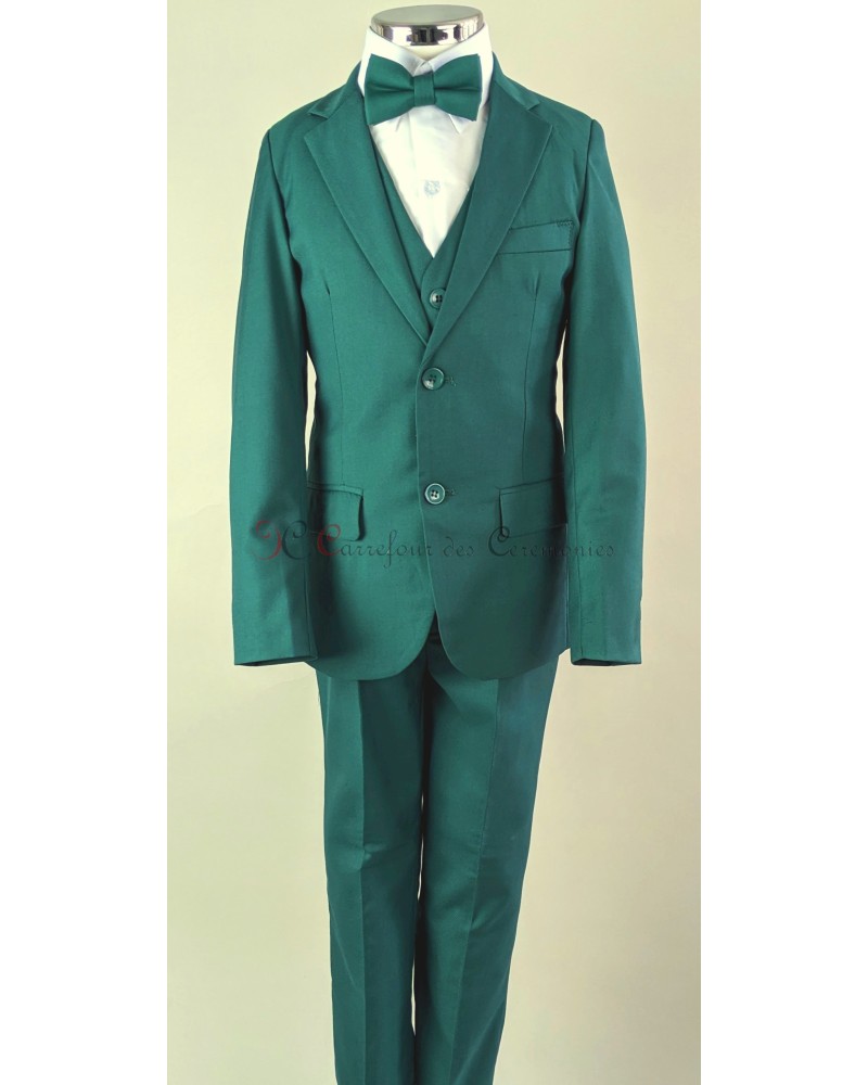 Costume enfant vert 5 pi?�ces complet - Carrefour C?�r?�monies