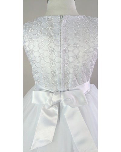 robe ceremonie fille Blanche