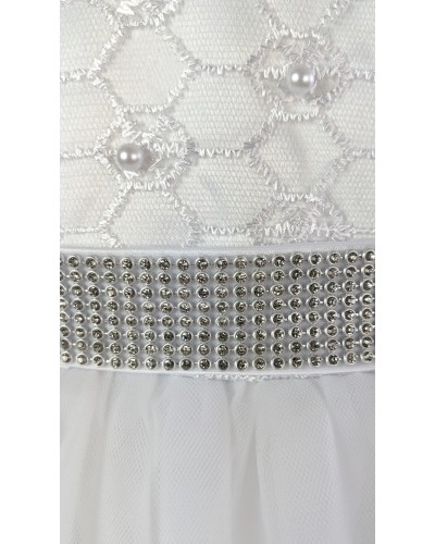 robe ceremonie fille Blanche