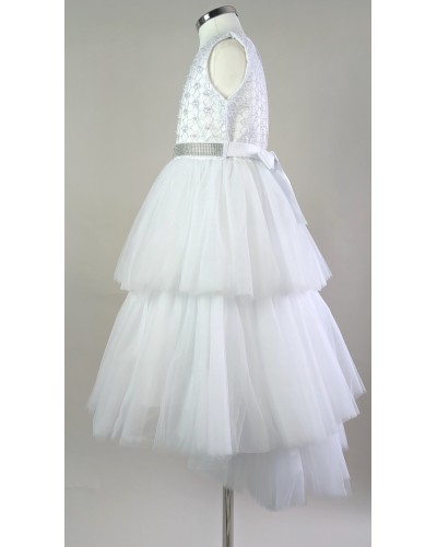 robe ceremonie fille Blanche