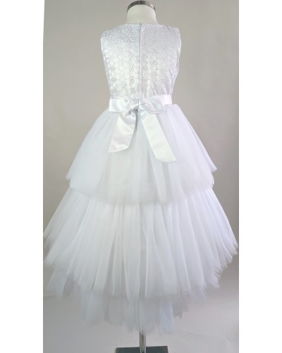 robe ceremonie fille Blanche