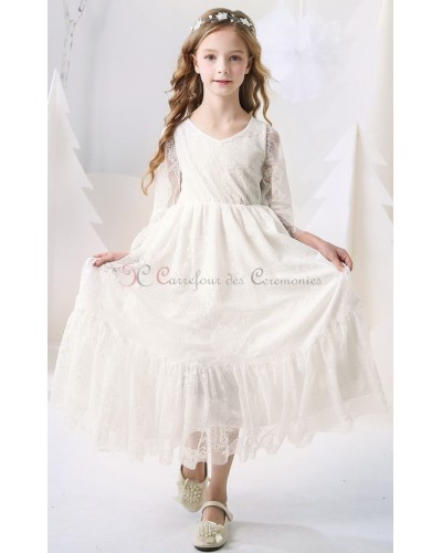 robe ceremonie fille Aurore