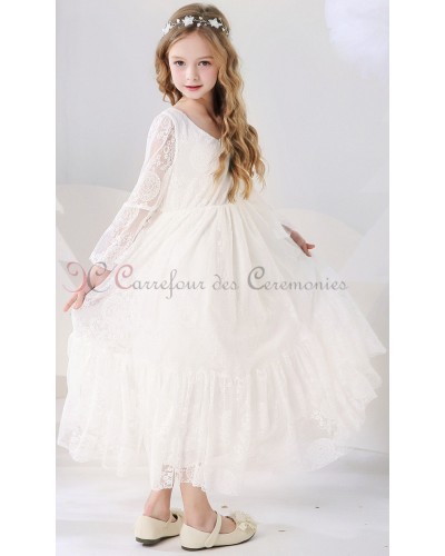 robe ceremonie fille Aurore