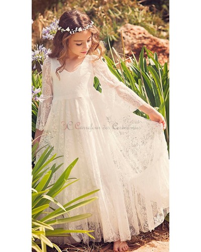 robe ceremonie fille Aurore