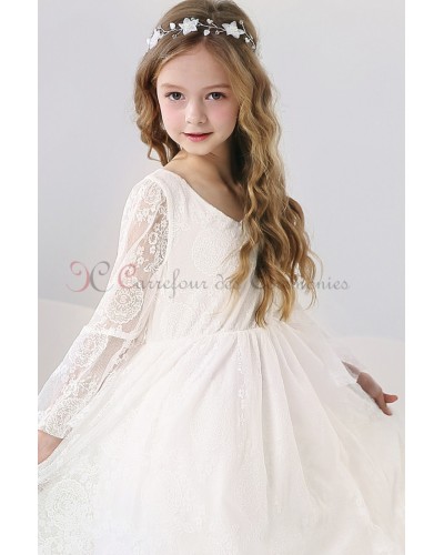 robe ceremonie fille Aurore