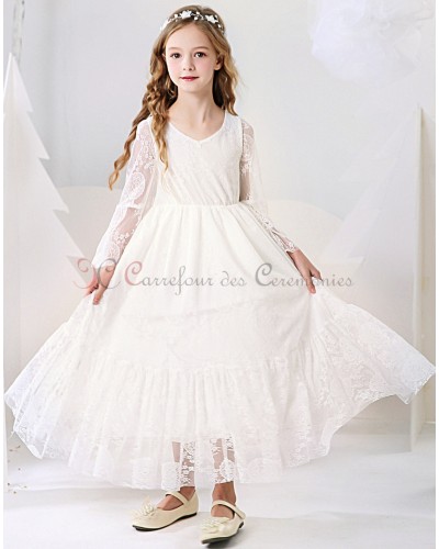 robe ceremonie fille Aurore