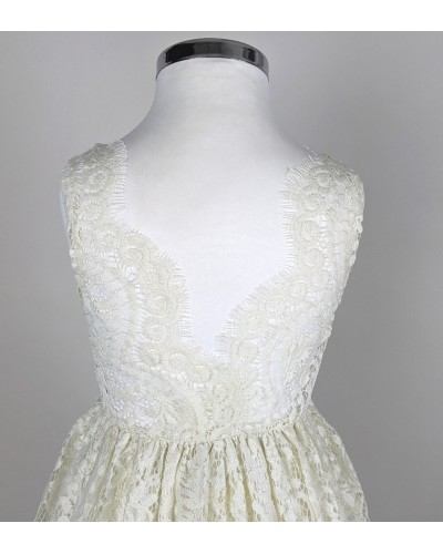 robe dentelle ecru Margaux