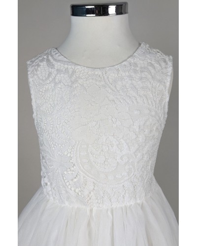 robe dentelle ceremonie Raiponce