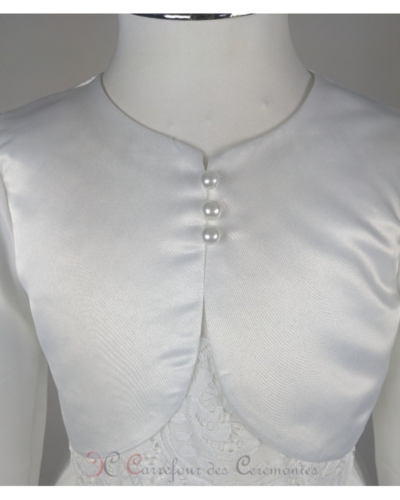 onsoon - Boléro soirée paillettes pour filles doublure satin - Or rose