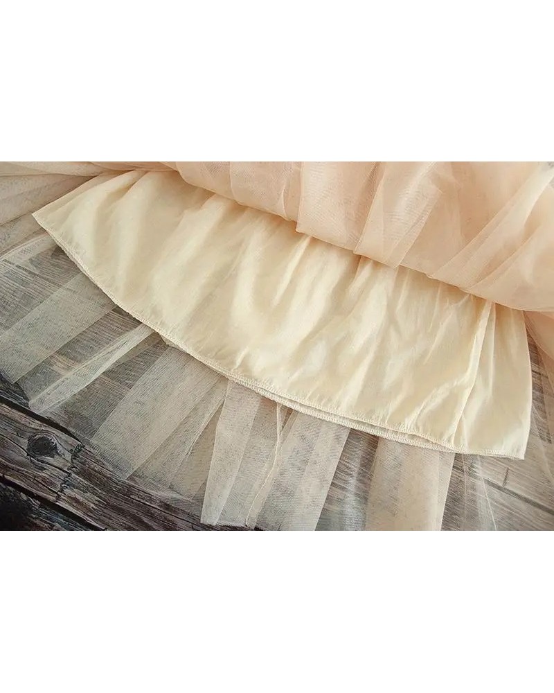 Robe de princesse en dentelle pour bébé fille avec nœud rouge Robe de princesse en dentelle pour bébé fille avec nœud rouge