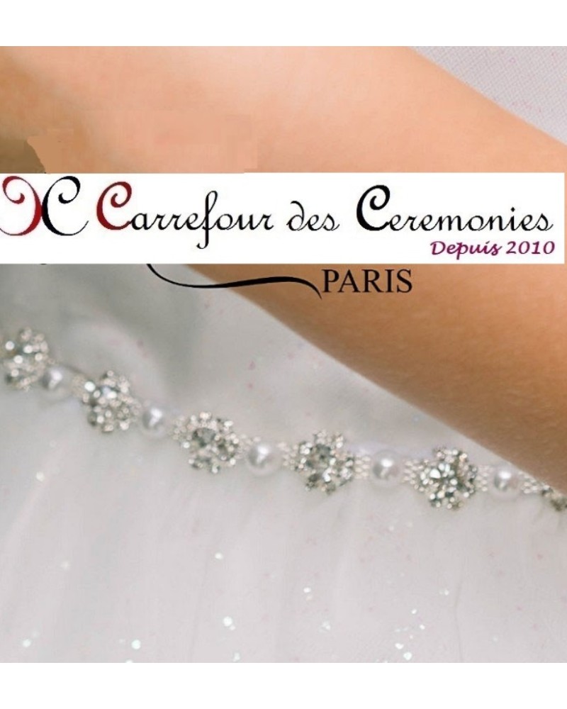Ensemble cérémonie fille rouge 10 ans, jupe et haut floral élégant