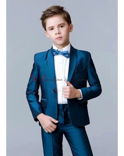 Costume enfant bleu roy Alan