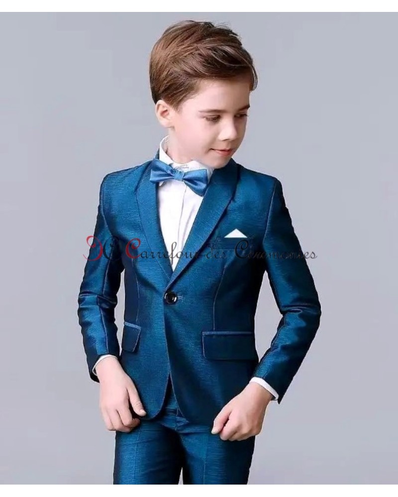 Tunique enfant garçon bleu, rouge ou blanc – tenue élégante cérémonie