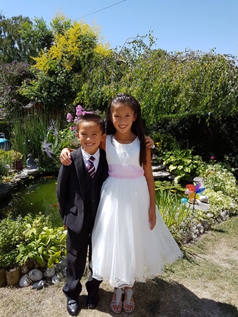 photo d'enfant au mariage