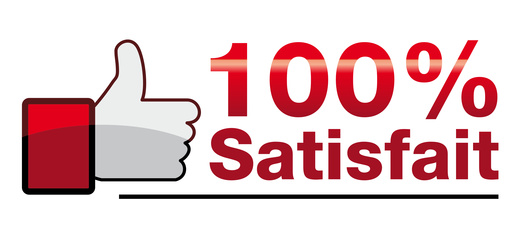 100% satisfait