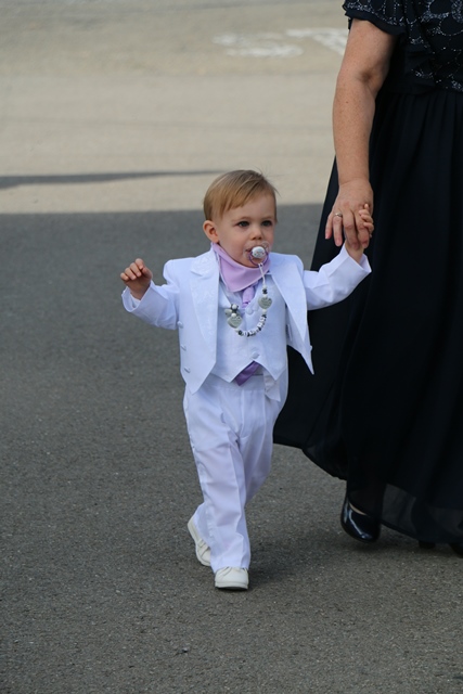 beau bébé en costume