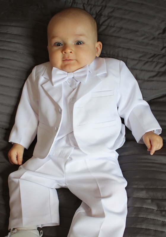 costume blanc bebe