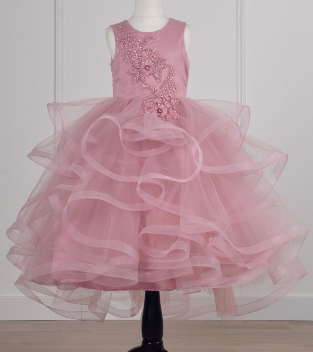 robe mariage vieux rose